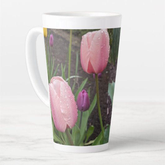 2024 Blume Latte-Tasse von RoseWrites Milchtasse (Linke Ecke)
