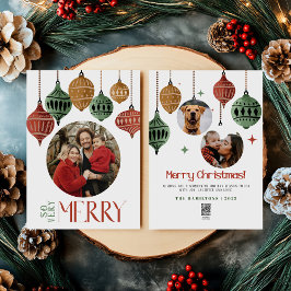 2024 Boho So sehr Frohe Weihnachtskarte Feiertagskarte