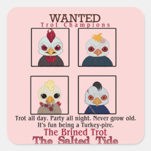 2024 Brined Trot Champion Sticker