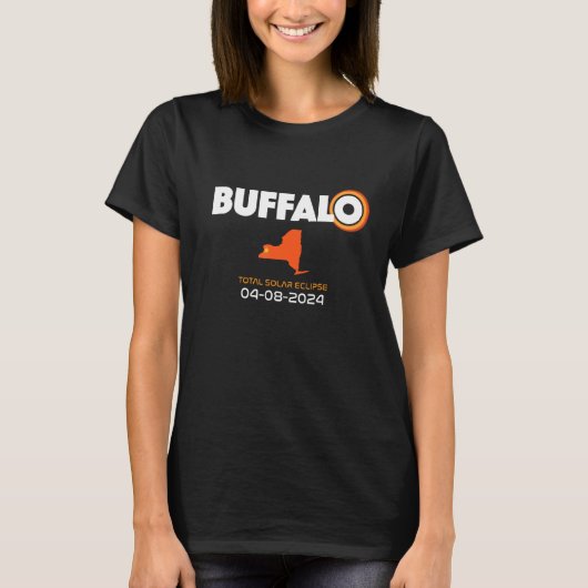 2024 Buffalo, NY Commemorative Total Eclipse T-Shirt (Vorderseite)