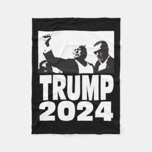 2024 Bulletproof Teflon Don Kundgebung Shooting Fi Fleecedecke