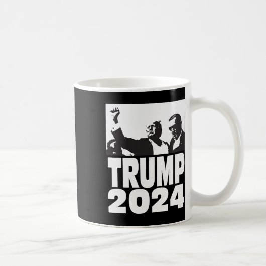 2024 Bulletproof Teflon Don Kundgebung Shooting Fi Kaffeetasse (Rechts)