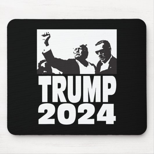 2024 Bulletproof Teflon Don Kundgebung Shooting Fi Mousepad (Vorne)
