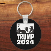 2024 Bulletproof Teflon Don Kundgebung Shooting Fi Schlüsselanhänger (Vorderseite)