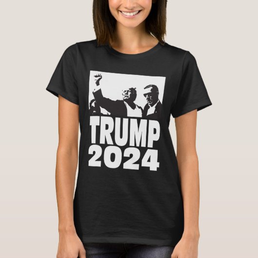 2024 Bulletproof Teflon Don Kundgebung Shooting Fi T-Shirt (Vorderseite)