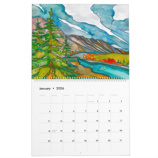 2024 Calendar Ashley Seabolt Originals Kalender (Jan 2026)