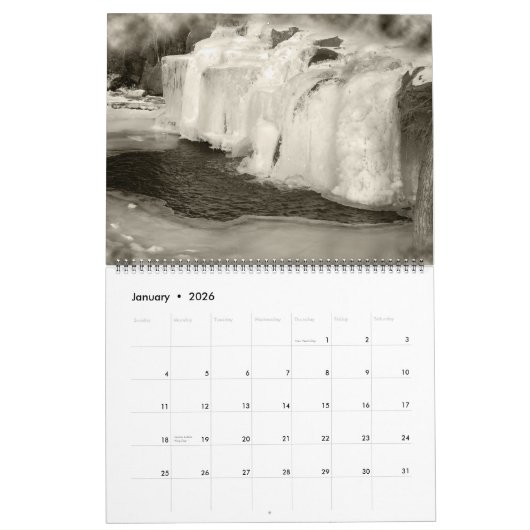2024 Calendar Fotografy Catskills, New York Kalender (Jan 2026)