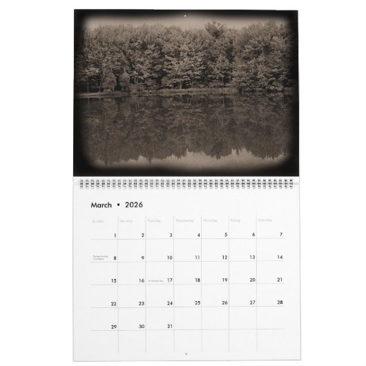 2024 Calendar Fotografy Catskills, New York Kalender (Mär 2026)