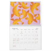 2024 Calendar Koi Fischteich - farbenfroh Kalender (Feb 2027)