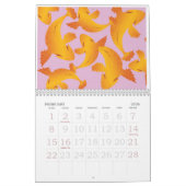 2024 Calendar Koi Fischteich - farbenfroh Kalender (Feb 2026)