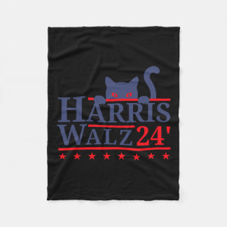 2024 Cat Election Kamala Harris Tim Walz 202 Fleecedecke
