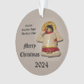 2024 CHARLES MERRY CHRISTMAS GUARDIAN ANGEL ORNAMENT (Vorderseite)