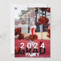 2024 Cheerleader Foto Graduation Party