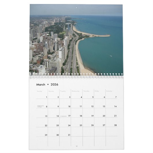 2024 Chicago Kalender (Mär 2026)