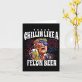 2024 Chillin wie ein Felonbier Karte (Gelbe Blume)
