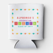 2024 Colorful Mexican Fiesta Graduation Party Dosenkühler (Vorderseite)