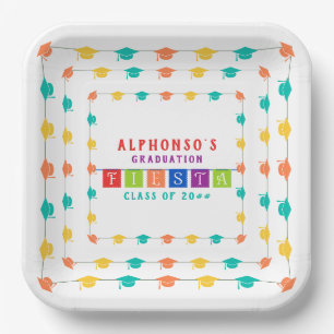 2024 Colorful Mexican Fiesta Graduation Party Pappteller