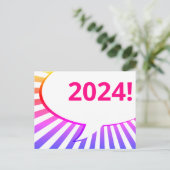 2024 Comic-Blase nach Karte (Stehend Vorderseite)