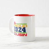 2024 Cousin-Tasse Zweifarbige Tasse (Vorderseite Links)