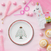 2024 Cowboy Christmas Tree Gast Pappteller (Party)