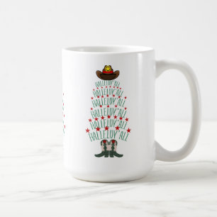 2024 Cowboy Weihnachtsbaum Kaffeetasse