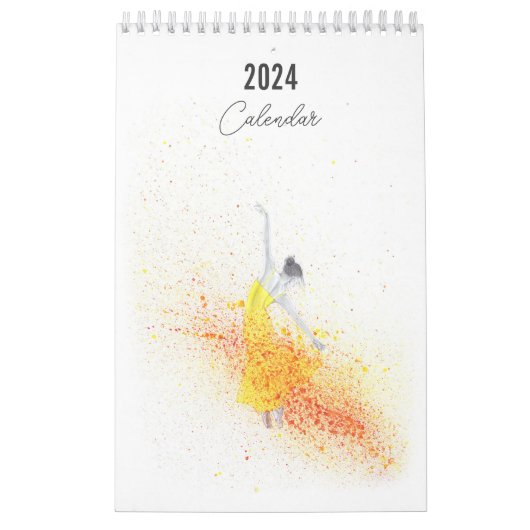 2024 Dance Art Calendar Kalender (Titelbild)
