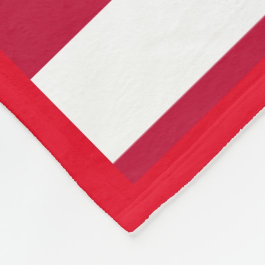 2024 Donald Trump - Amerikanische Flagge Rot Weiß Fleecedecke (Ecke)