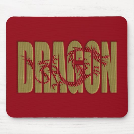 2024 Drachenmaus "gold" Mousepad (Vorne)