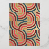 2024 Dragon Red Chinese New Year Holiday Folieneinladung (Rückseite)