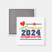 2024 Ein neues Großgroßmagnet Magnet (Vorderseite/Rückseite)