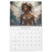 2024 Fairies 9 Black Fantasy Art Calendar Kalender (Feb 2027)