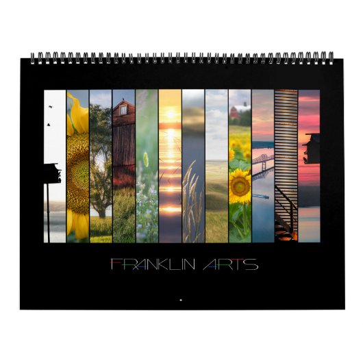 2024 Farms & Fields Calendar von Franklin Arts Kalender (Titelbild)