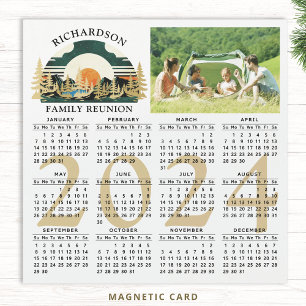 2024 Foto Calendar Camping Family Wiedersehen Bevo Magnetkarte