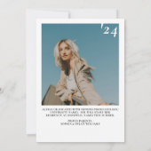 2024 Foto des Magazins "Moderne Uni Graduate" Ankündigung (Rückseite)