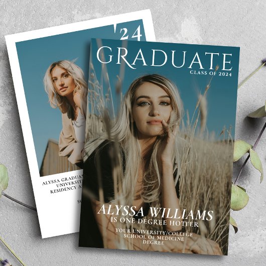 2024 Foto des Magazins "Moderne Uni Graduate" Ankündigung