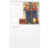 2024 Foto und Moderne Anmerkungen Kalender (Mär 2027)