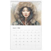 2024 Frauen und Jahreszeiten Kalender (Mär 2026)