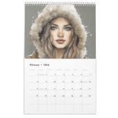 2024 Frauen und Jahreszeiten Kalender (Feb 2026)