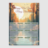 2024 Friedlicher Lak Calendar Magnetkarte (Vorderseite)