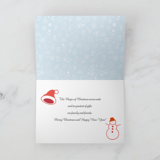 2024 Frohe Weihnachten & Glück Neues Jahr! WEIHNAC Karte (Innenseite)