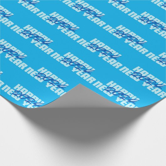2024 - Frohes neues Jahr Geschenkpapier (Ecke)