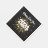 2024 Frohes Neujahrsfest Neapel Serviette (Ecke)