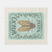 2024 Frühjahr Cicada Invasion Fleecedecke (Vorderseite (Horizontal))