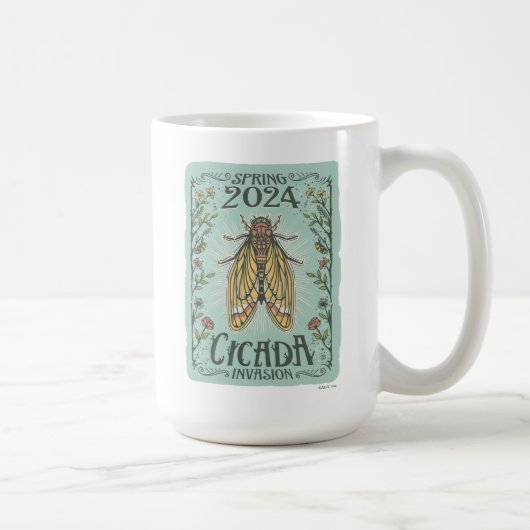 2024 Frühjahr Cicada Invasion Kaffeetasse (Rechts)