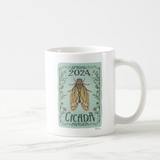 2024 Frühjahr Cicada Invasion Kaffeetasse (Rechts)