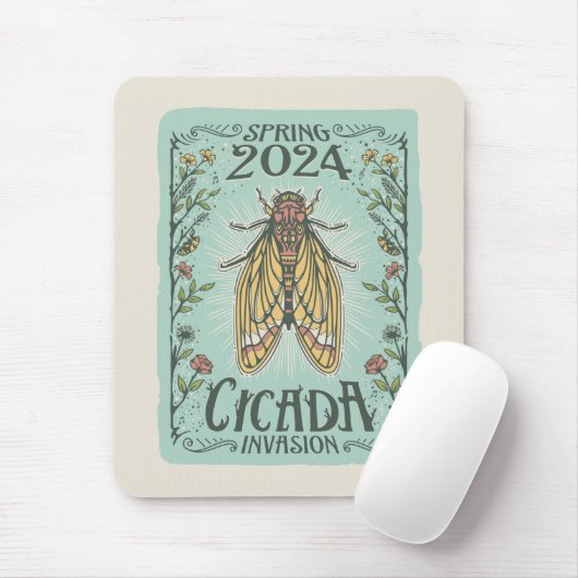 2024 Frühjahr Cicada Invasion Mousepad (Mit Mouse)