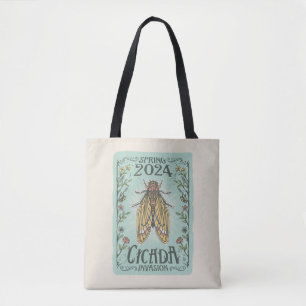 2024 Frühjahr Cicada Invasion Tasche