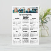 2024 Full Year View Calendar - 4 Fotos von Holiday (Stehend Vorderseite)