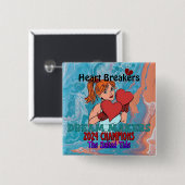 2024 für die Liebe der Kampffunktion Button (Vorne & Hinten)