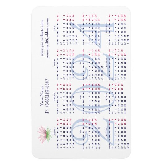 2024 für Geschäftsmagnet Magnet (Vertikal)